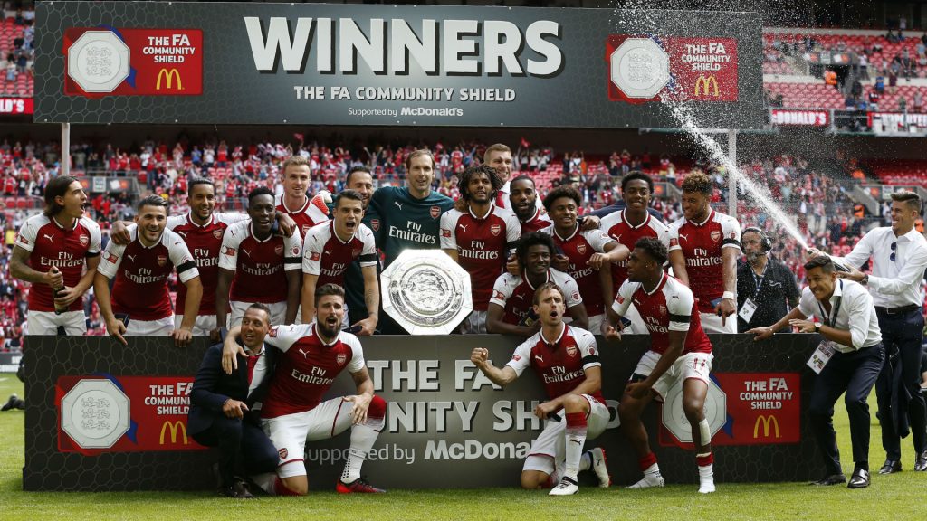 arsenal community shield win